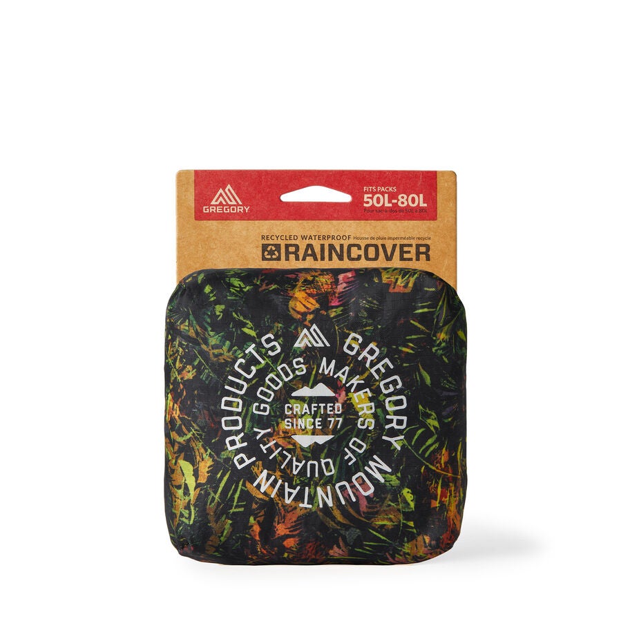 Raincover 50L-80L in the color Rain Forest. image number 2